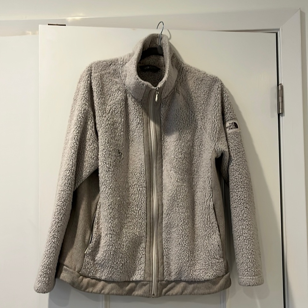 Northface oatmeal colored fleece